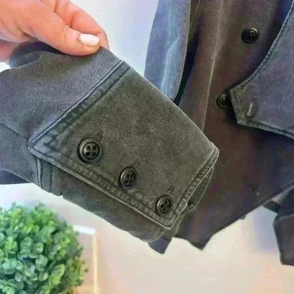 Woman's dark grey jacket size large made by Jack - Picture 4 of 9